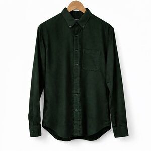 Club Monaco Slim Fit Forest Green Button Down Shirt Men’s Medium Cotton